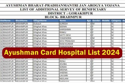 Ayushman Card Hospital List 2024